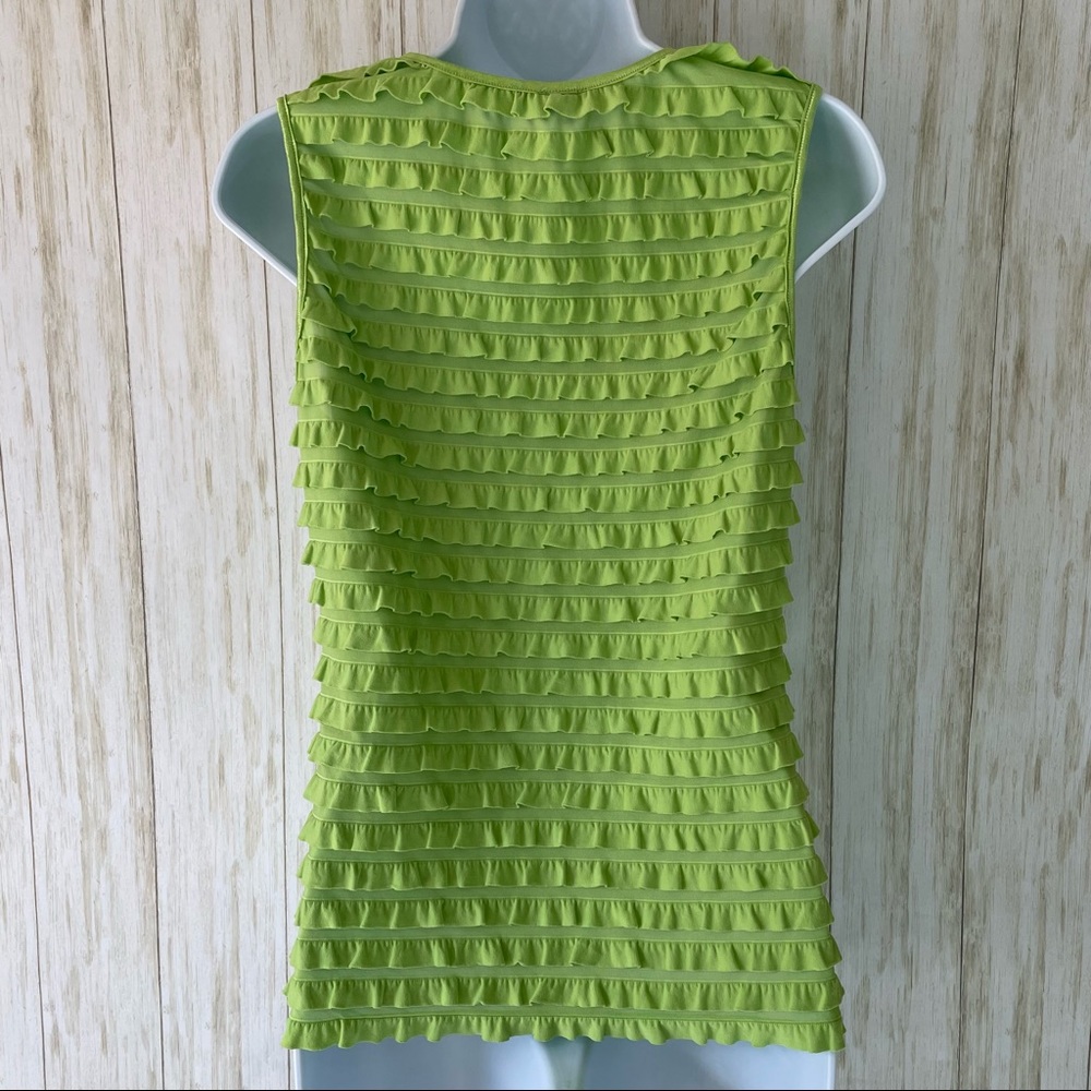 Tribal Ruffle Tank Top - Picture 3 of 6